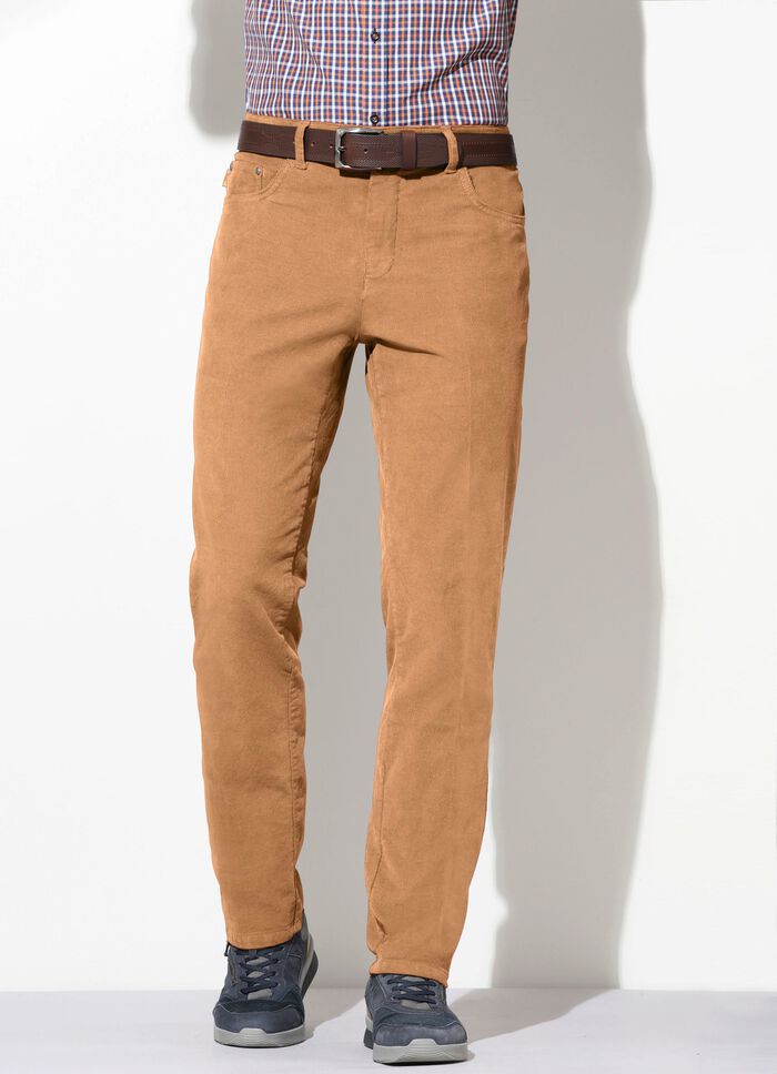 "Francesco Botti" corduroy broek in 4 kleuren BEIGE