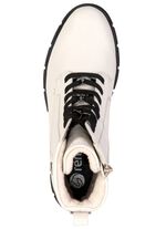 Remonte, chique dames enkellaarsjes, winterschoenen, breedte G, met rits NATUURLIJK WIT