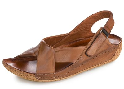 Gemini, comfortabele damessandalen, breedte G, met elastische band 