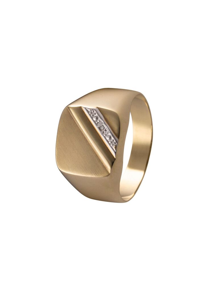 Herenring met diamant 