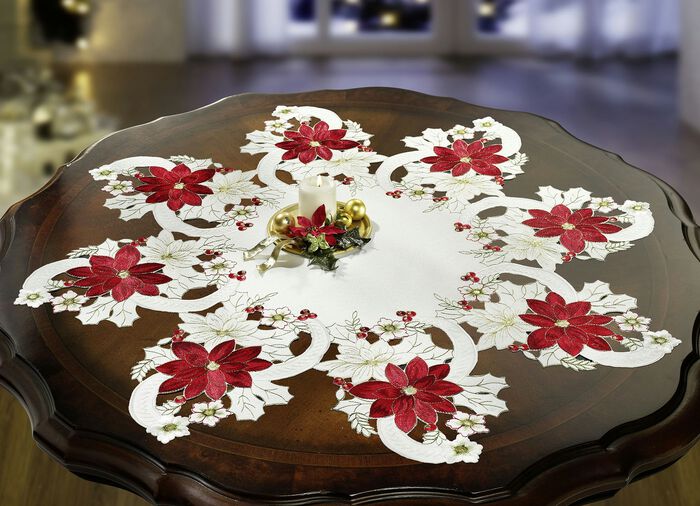 Tafel- en kamerdecoratie van Schäfer WIT/ROOD