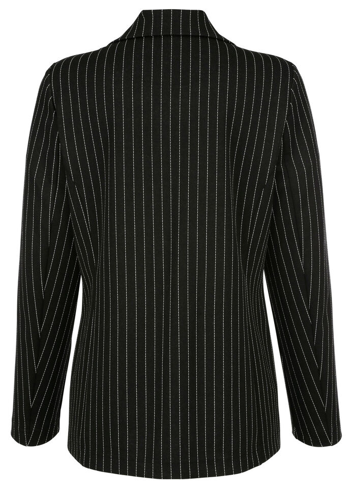 Blazer met gestreept dessin 