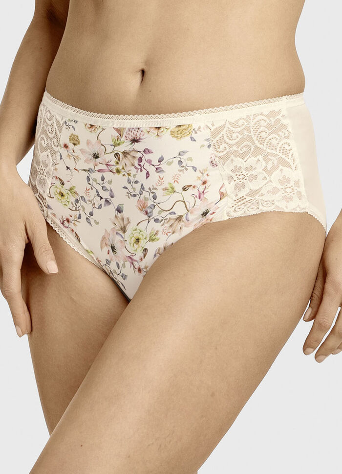 Slipje van Miss Mary met een harmonieus bloemdessin FONKELEND KLEURRIJK