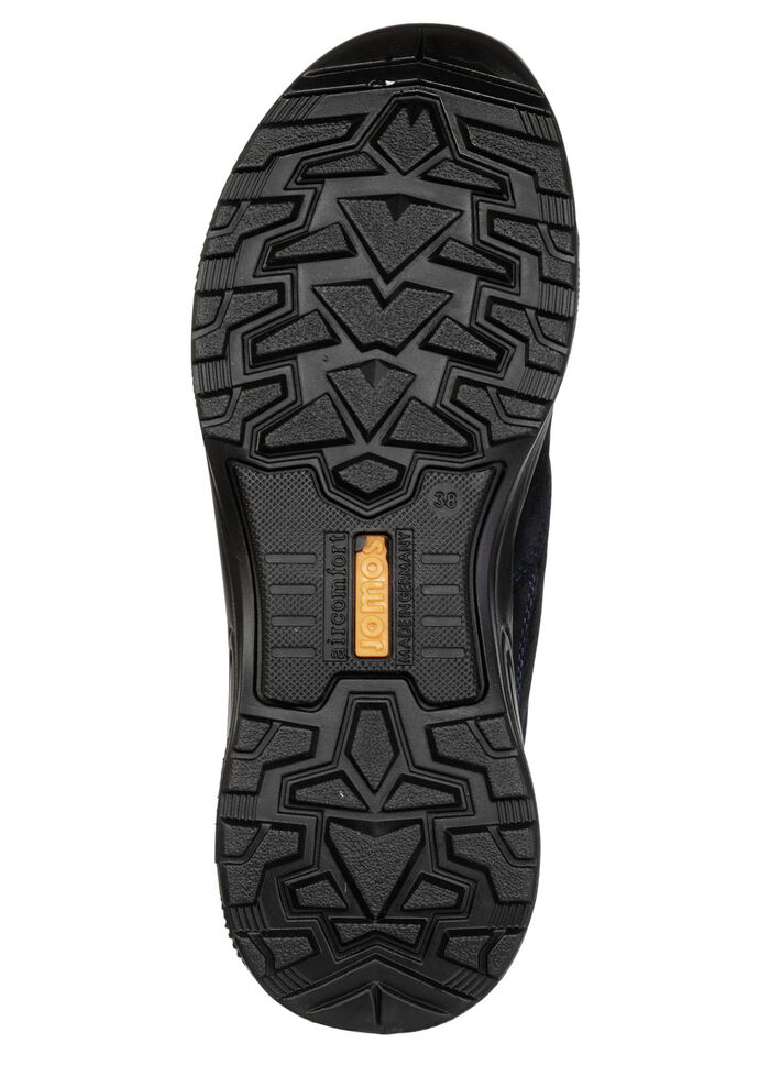 Trendy dames veterschoenen, breedte K, met uitneembaar voetbed DUNKELBLAU