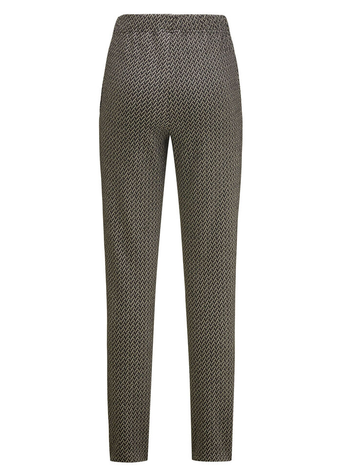 Broek met visgraatmotief 