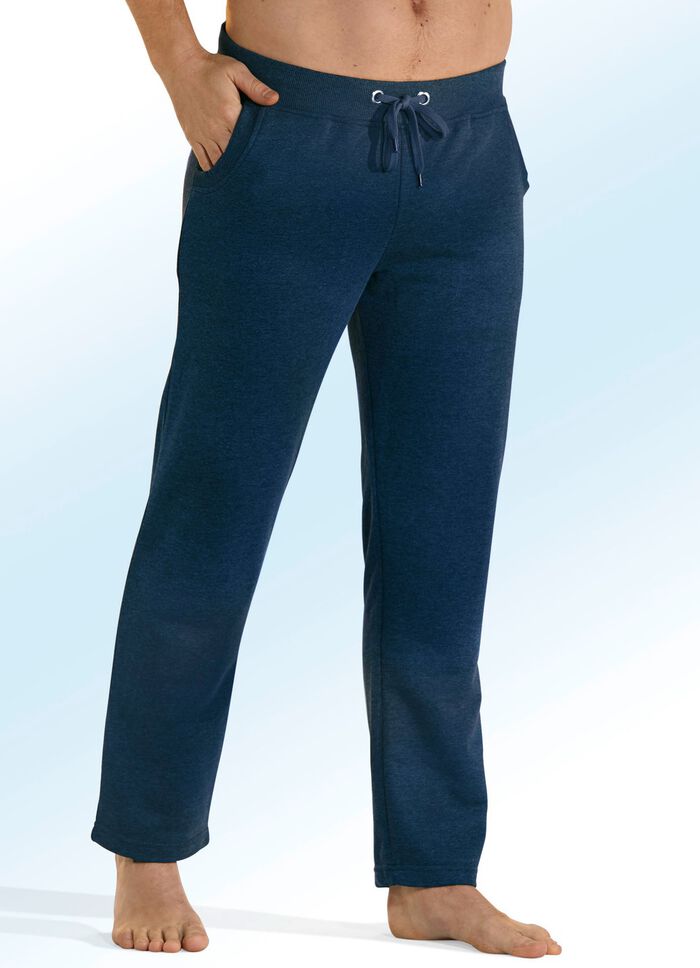 Slaap- en vrijetijdsbroek, lang, met trekkoord en steekzakken, set van twee 