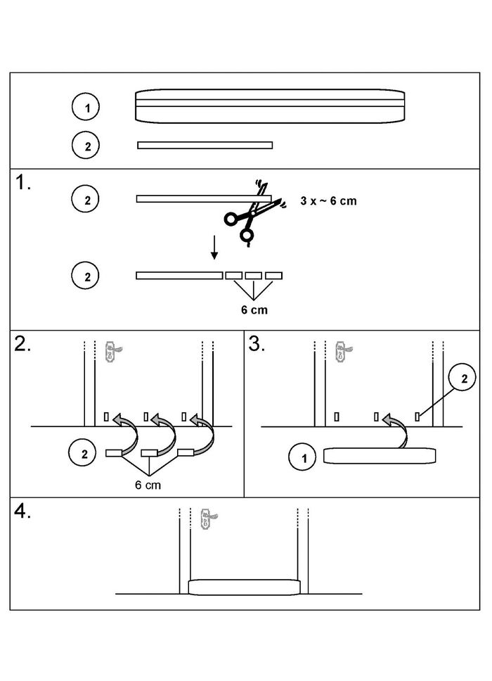 Nieuwe wollen tochtstrip voor deuren 