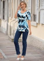 Overhemdjasje met all-over design 