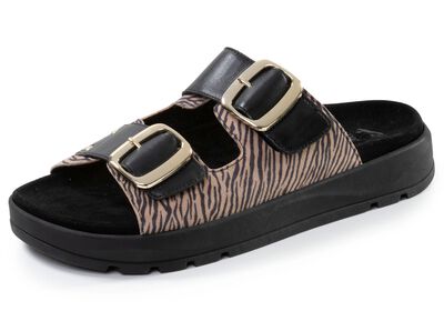 Caprice, trendy damesmuiltjes, breedte G, met uitneembaar voetbed 