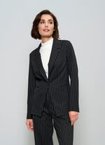 Blazer met gestreept dessin 