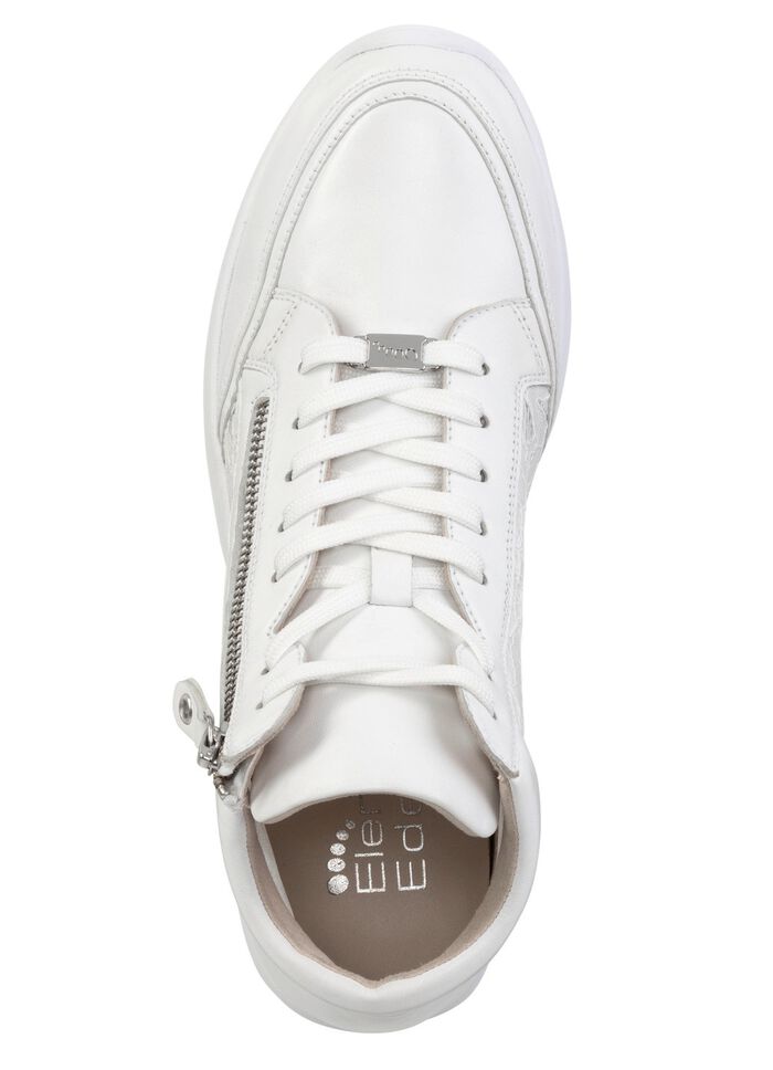 ELENA EDEN, chique dameslaarzen, breedte G, met uitneembaar voetbed WEISS