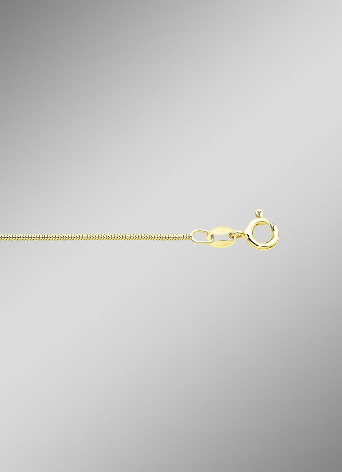 Vergulde zilveren slangenketting 