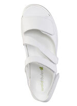 Waldläufer, comfortabele damessandalen, breedte H, met uitneembaar voetbed WEISS