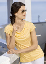 Shirt met een ongewone halslijn 