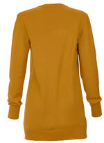 Cardigan met modaal OCKER