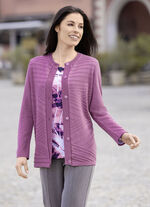 Cardigan met scheerwol 