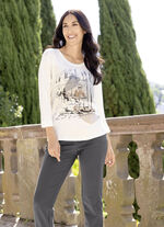 Shirt met motiefprint 