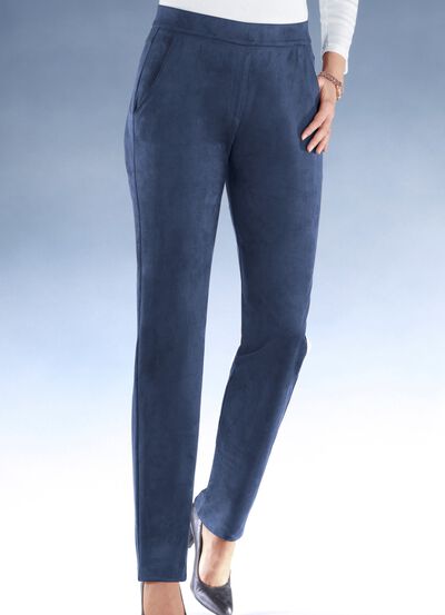 Trendy, fluweelzachte broek 