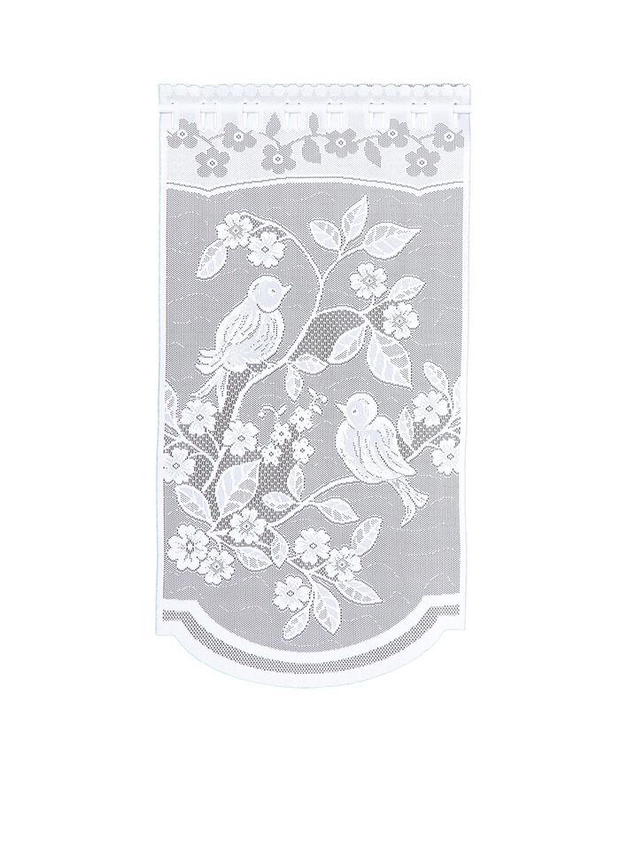 Raam- en deurgordijn 'Vogeltje' in verschillende kleuren 