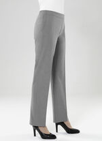 Broek met elastische tailleband aan de achterkant LICHTGRIJS MOTIEF