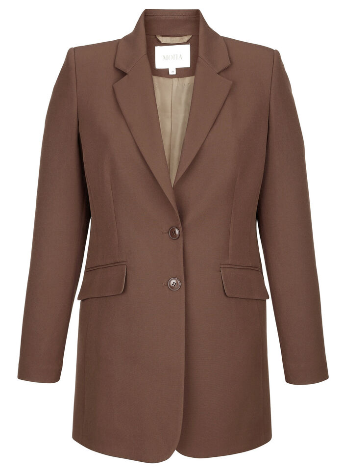 Blazer met reverskraag 