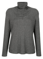 Shirt met ruches in 5 kleuren ANTRACIET