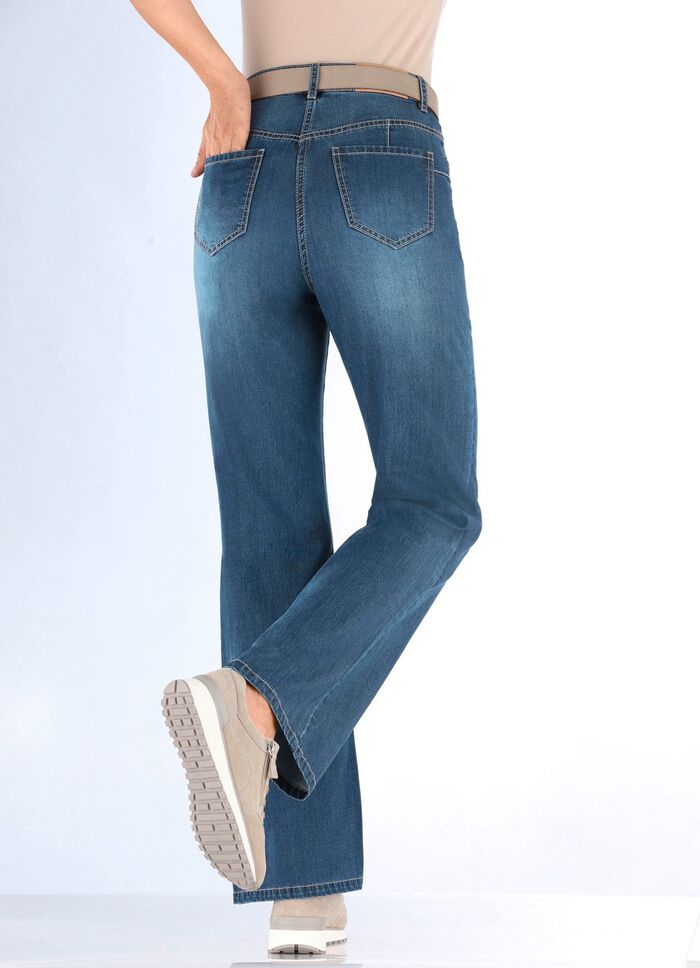 Modieuze jeans in 5-pocket-model 