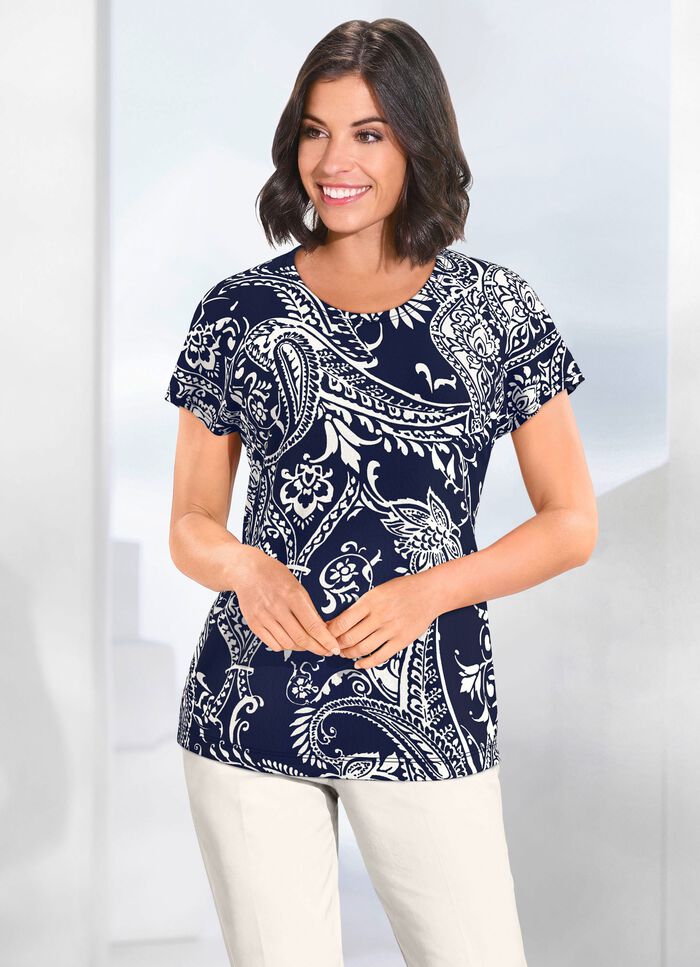 Shirt met kleurrijke print 