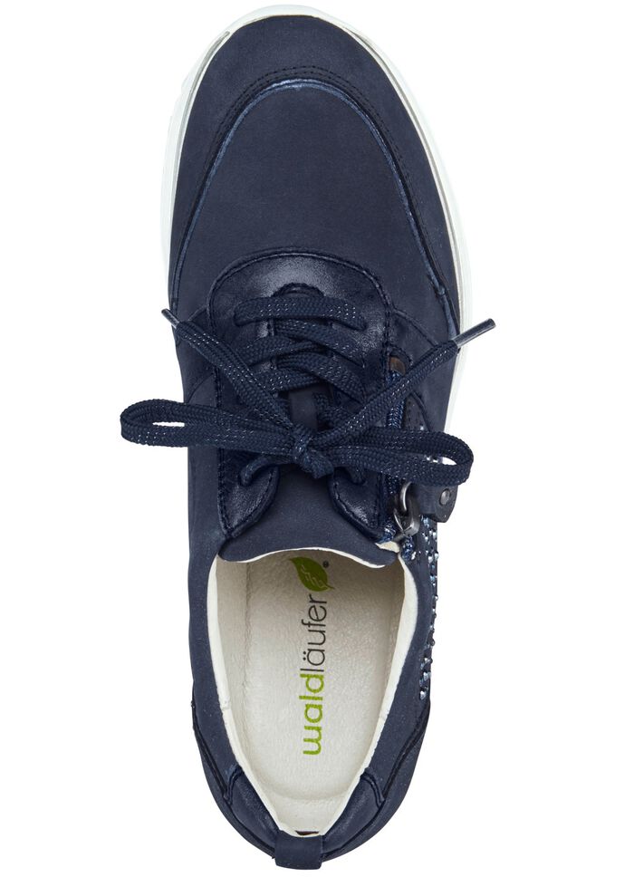 Waldl&auml;ufer, comfortabele dames veterschoenen, breedte H, met uitneembaar voetbed MARINE