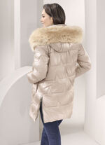 Jas met afneembare capuchon BEIGE