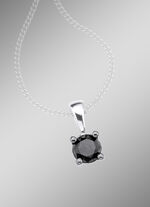 Beeldschone kettinghanger met 1 diamant 