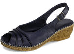 Gemini sandalen met opvallende bies MARINE