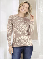Trui in jacquardmotief 