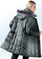 Korte jas met afneembare capuchon 