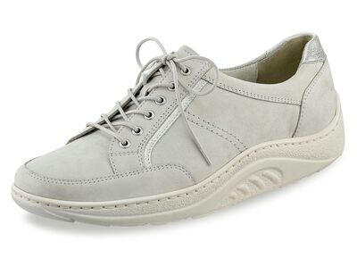 Waldl&auml;ufer veterschoen met elegante metallic leren inzetstukken 