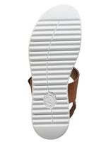 ELENA EDEN, comfortabele damessandalen, breedte H, met uitneembaar voetbed COGNAC