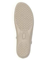 ELENA EDEN, comfortabele damessandalen, breedte H, met klittenbandsluiting BEIGE-BRAUN