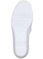 Muiltjes met decoratieve perforaties WIT