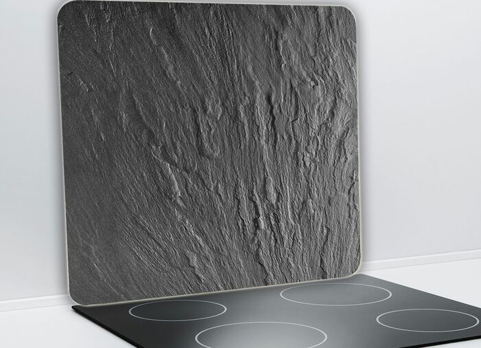 Wenko wandpaneel van glas, leisteen 