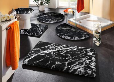 Badkameraccessoires van Grund met marmermotief 