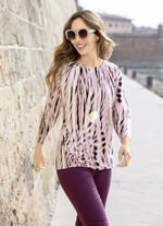 Shirt tuniek met mooie plooien 