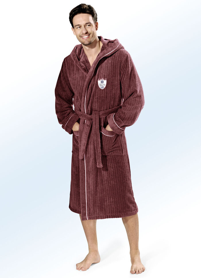 Badjas met capuchon BORDEAUX