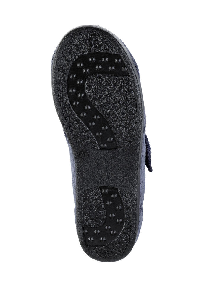 Klassieke herenpantoffels, met klittenbandsluiting MARINE