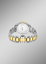 Roterend quartz herenhorloge met roestvrijstalen bandkast 