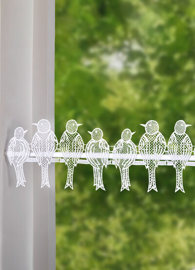 Paaldecoratie mussen met paaldoorgang 