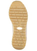 ELENA EDEN, elegante damessneakers, breedte G, met uitneembaar voetbed BEIGE-WEISS