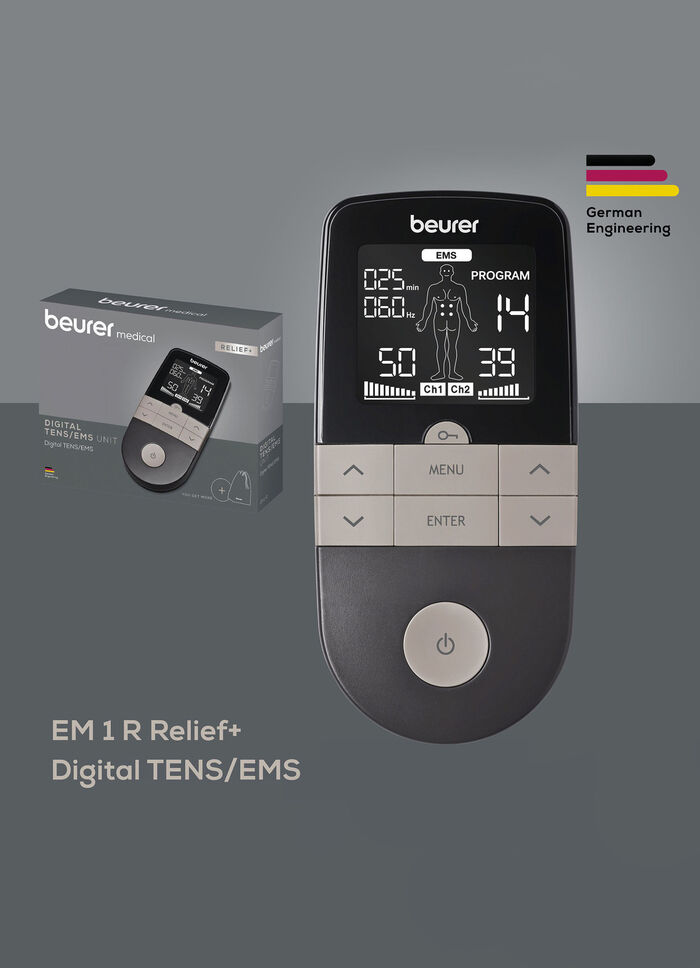 TENS/EMS combinatie apparaat Relief + 