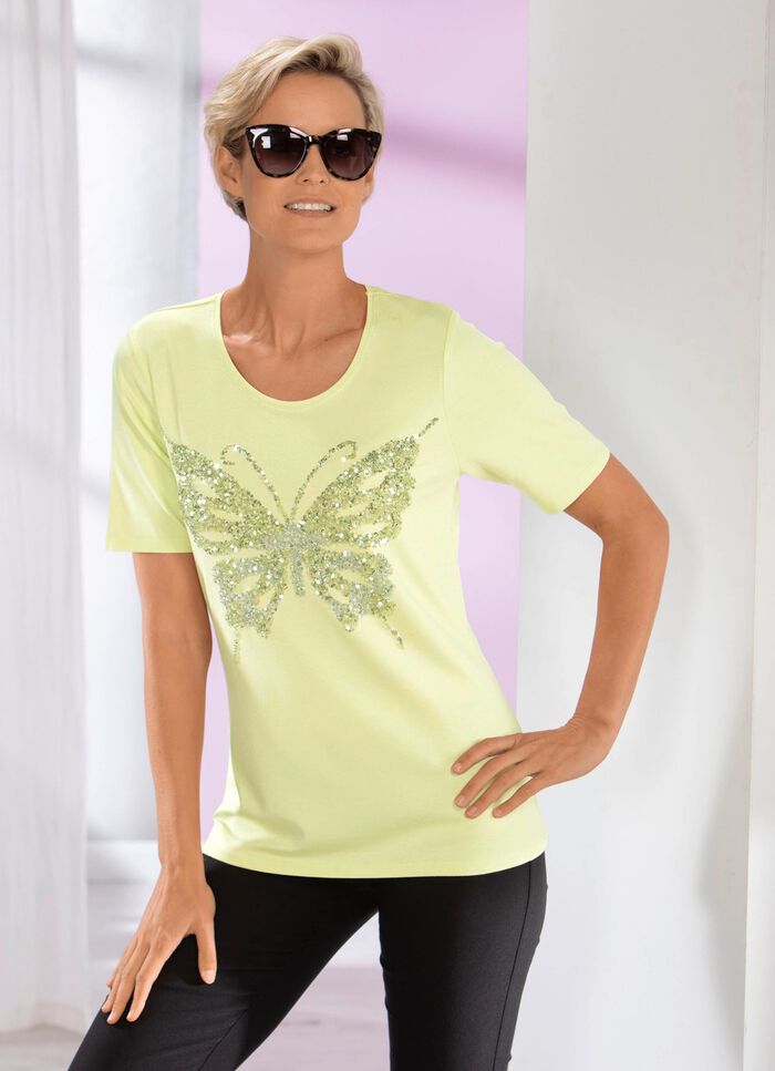 Shirt met flatlocknaad in 2 kleuren 