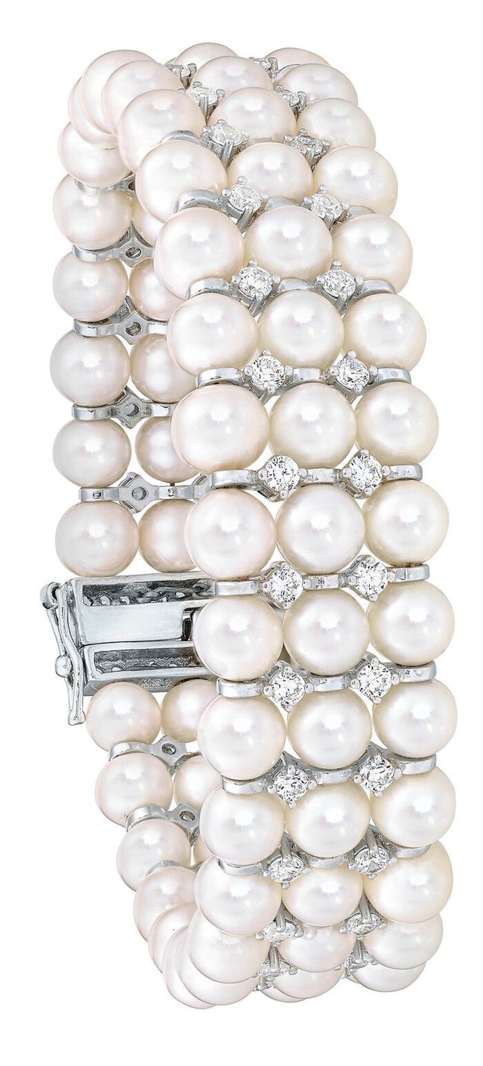 Armband met zoetwaterparels 