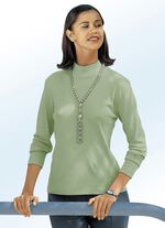 Overhemd met opstaande kraag 